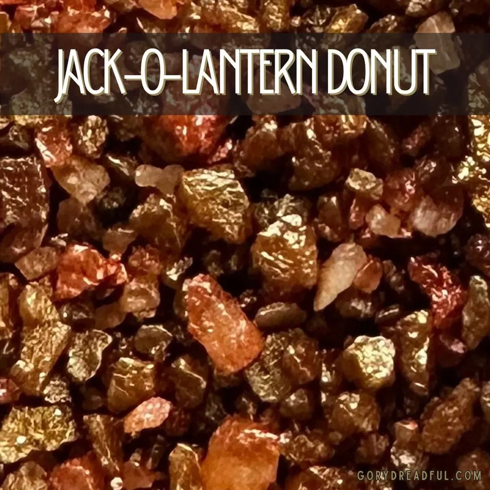 Jack-O-Lantern Donut Sizzling Room Salt Potpourri: Dulce Pumpkin Donut Scent